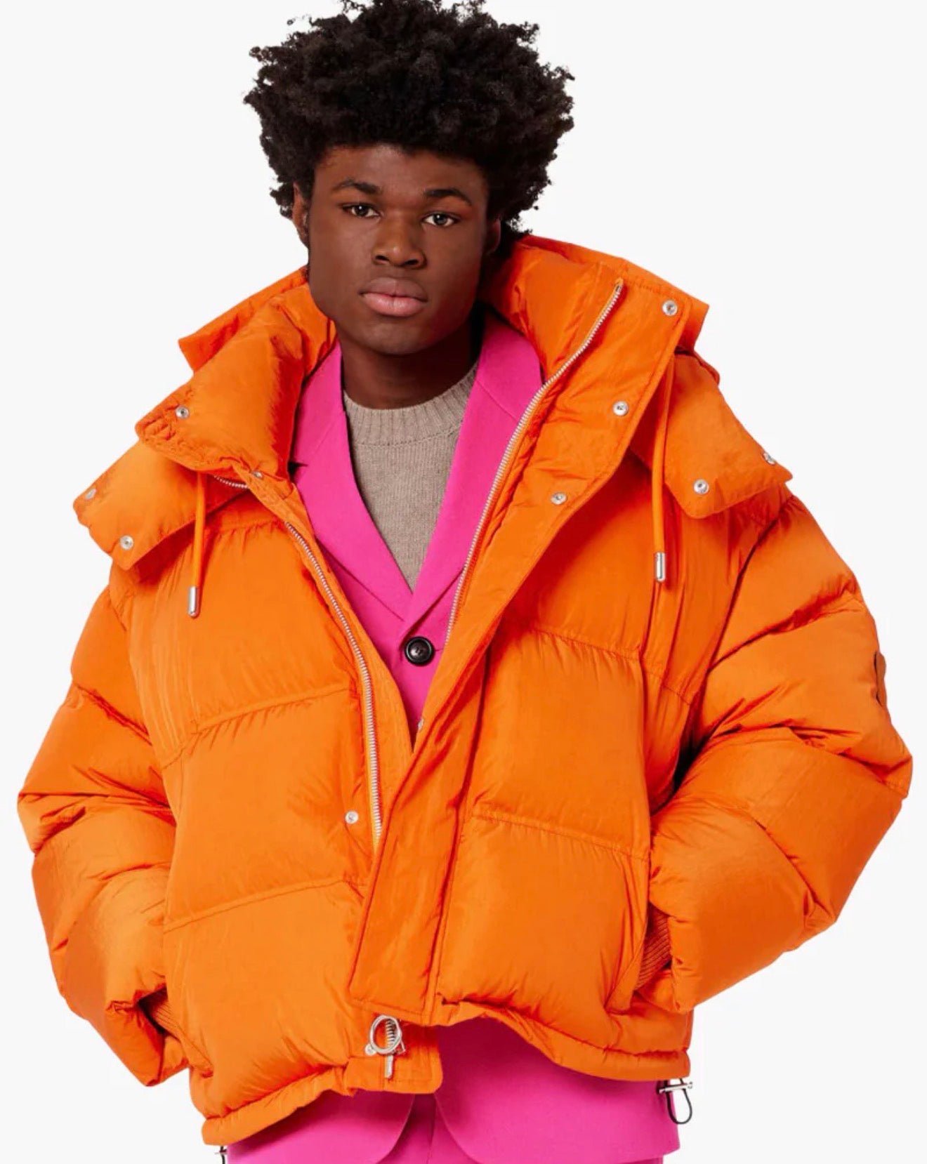 Ami P Ami de Coeur Patch Down Jacket