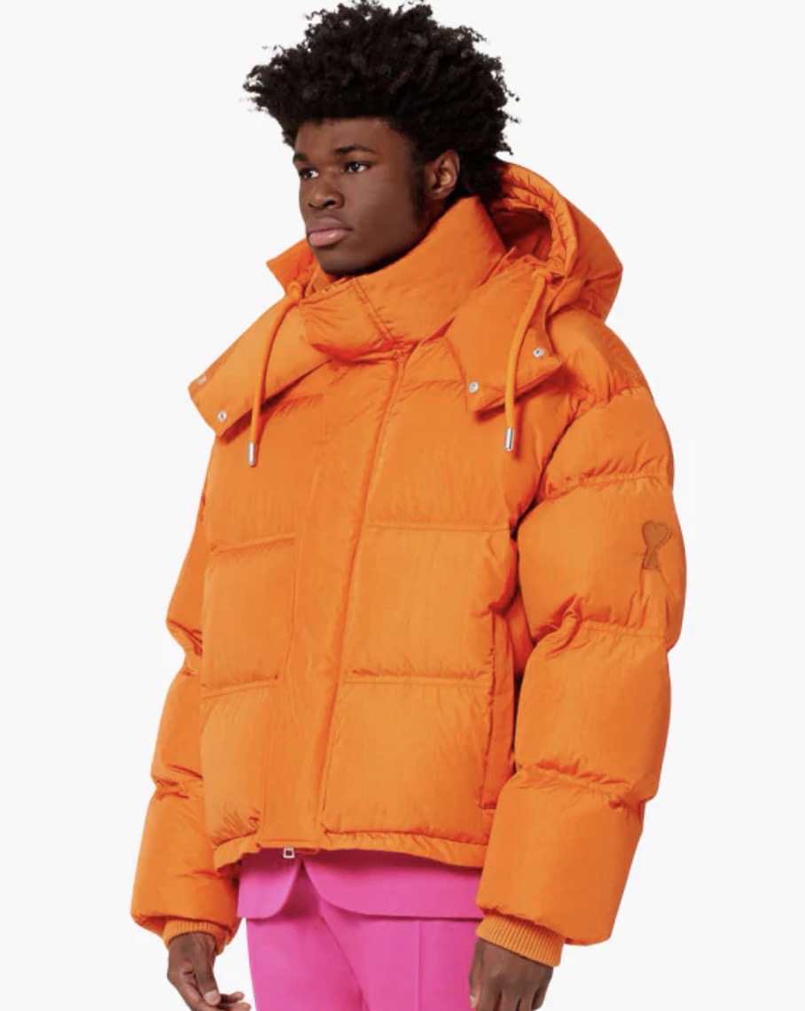 Ami P Ami de Coeur Patch Down Jacket